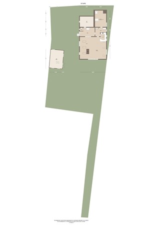 Floorplan - Zuiderlingedijk 179, 4211 BE Spijk